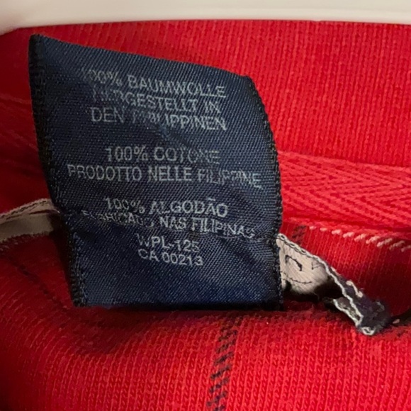 Chaps Men's Red Checkered Polo Shirt - Picture 5 of 6